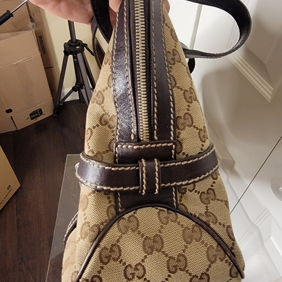 Gucci Monogram Royal Dark Brown Hobo Bag - Picture 2 of 15